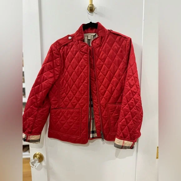 Burberry Brit red quilted jacket - Picture 1 of 6